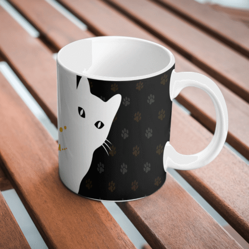 Caneca Gato Preto e Gato Branco - Imagem 4