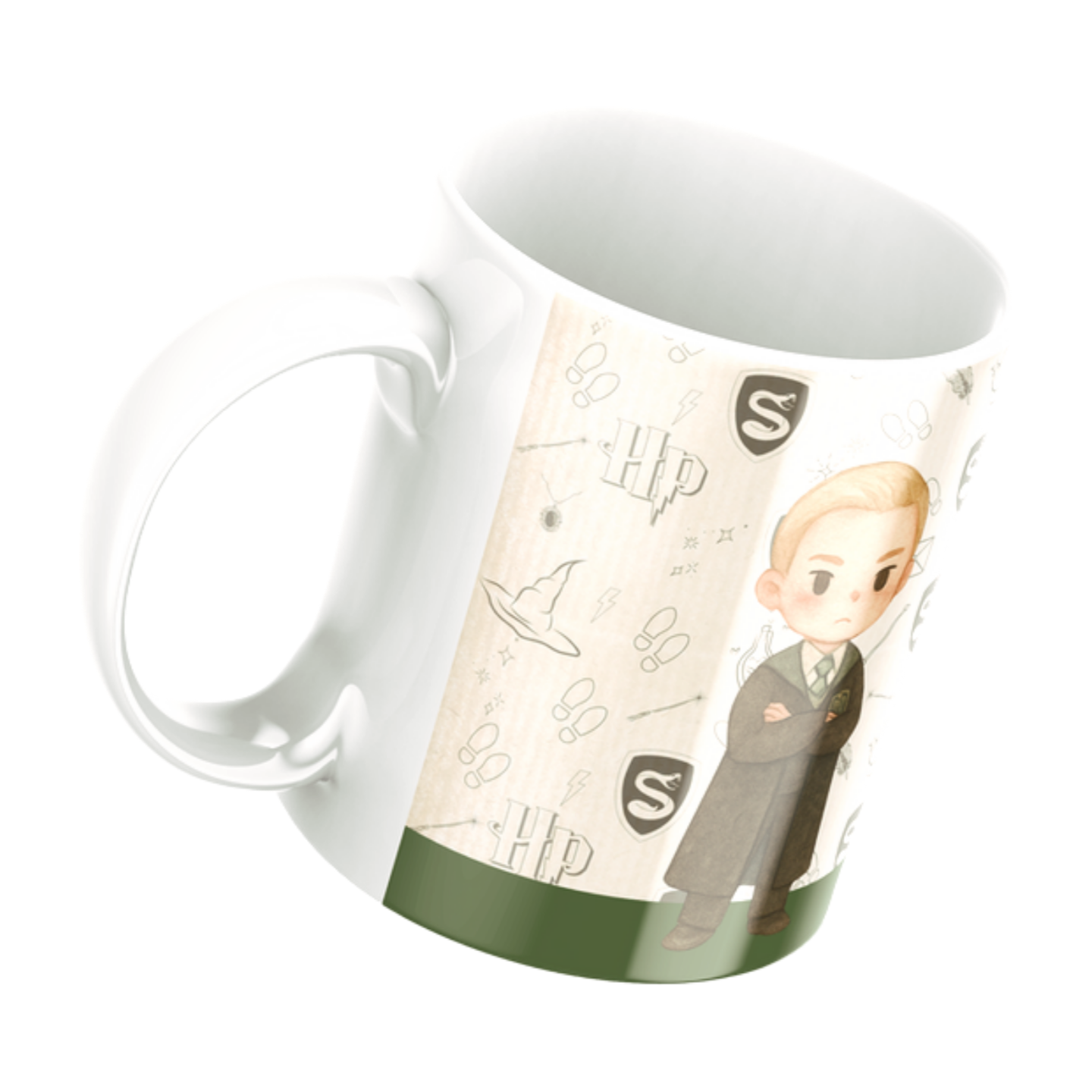 Caneca Harry Potter Casas de Hogwarts Personalizadas, Porcelana 325ml - Imagem 10