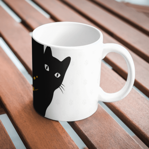 Caneca Gato Preto e Gato Branco - Imagem 2