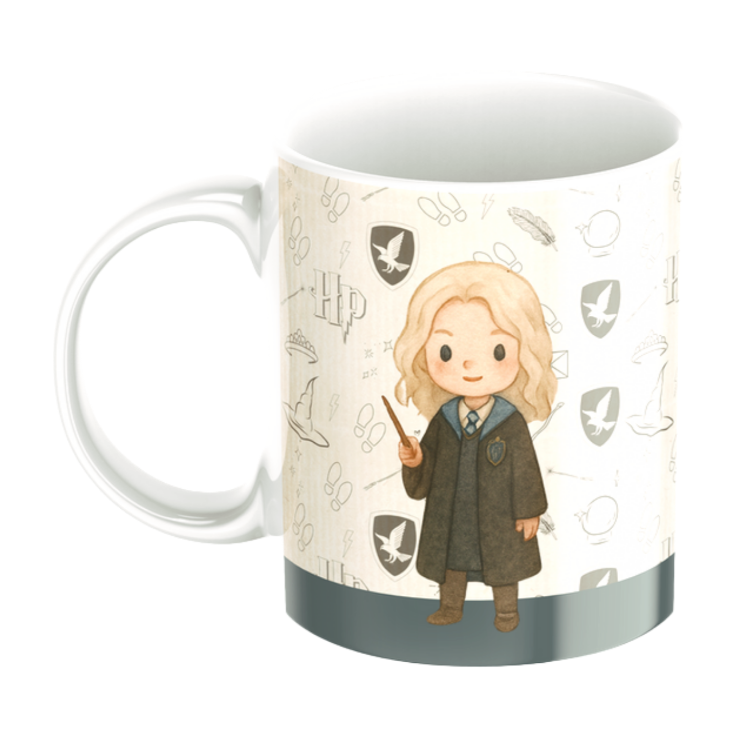 Caneca Harry Potter Casas de Hogwarts Personalizadas, Porcelana 325ml - Imagem 5
