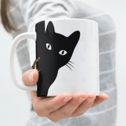 Caneca Gato Preto e Gato Branco
