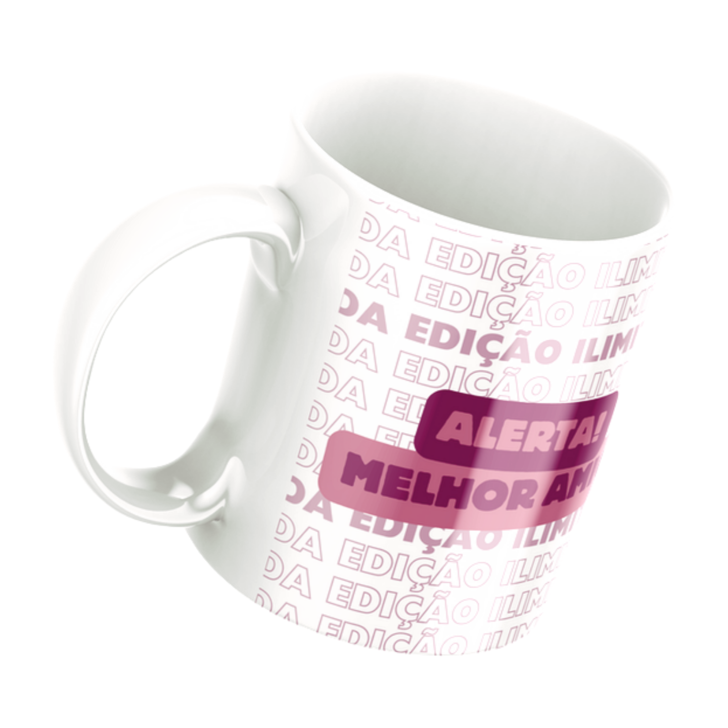 Caneca Alerta Melhor Amigo ou Amiga - Imagem 3