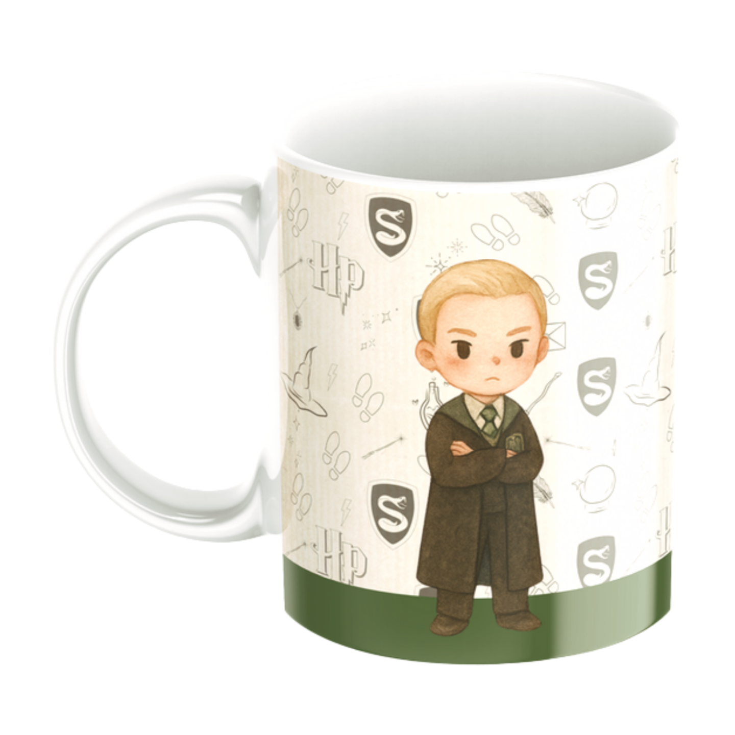 Caneca Harry Potter Casas de Hogwarts Personalizadas, Porcelana 325ml - Imagem 6