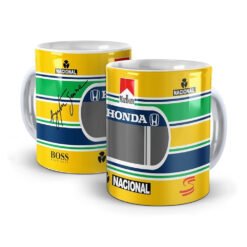 Caneca Automobilismo Senna F1