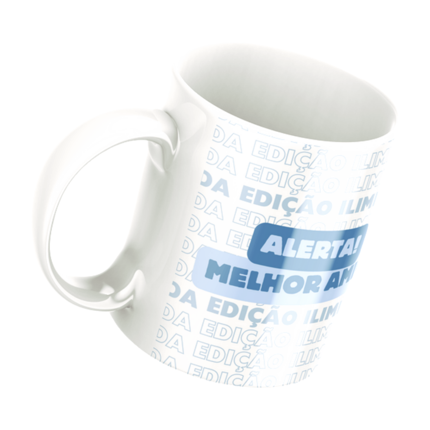 Caneca Alerta Melhor Amigo ou Amiga - Imagem 4