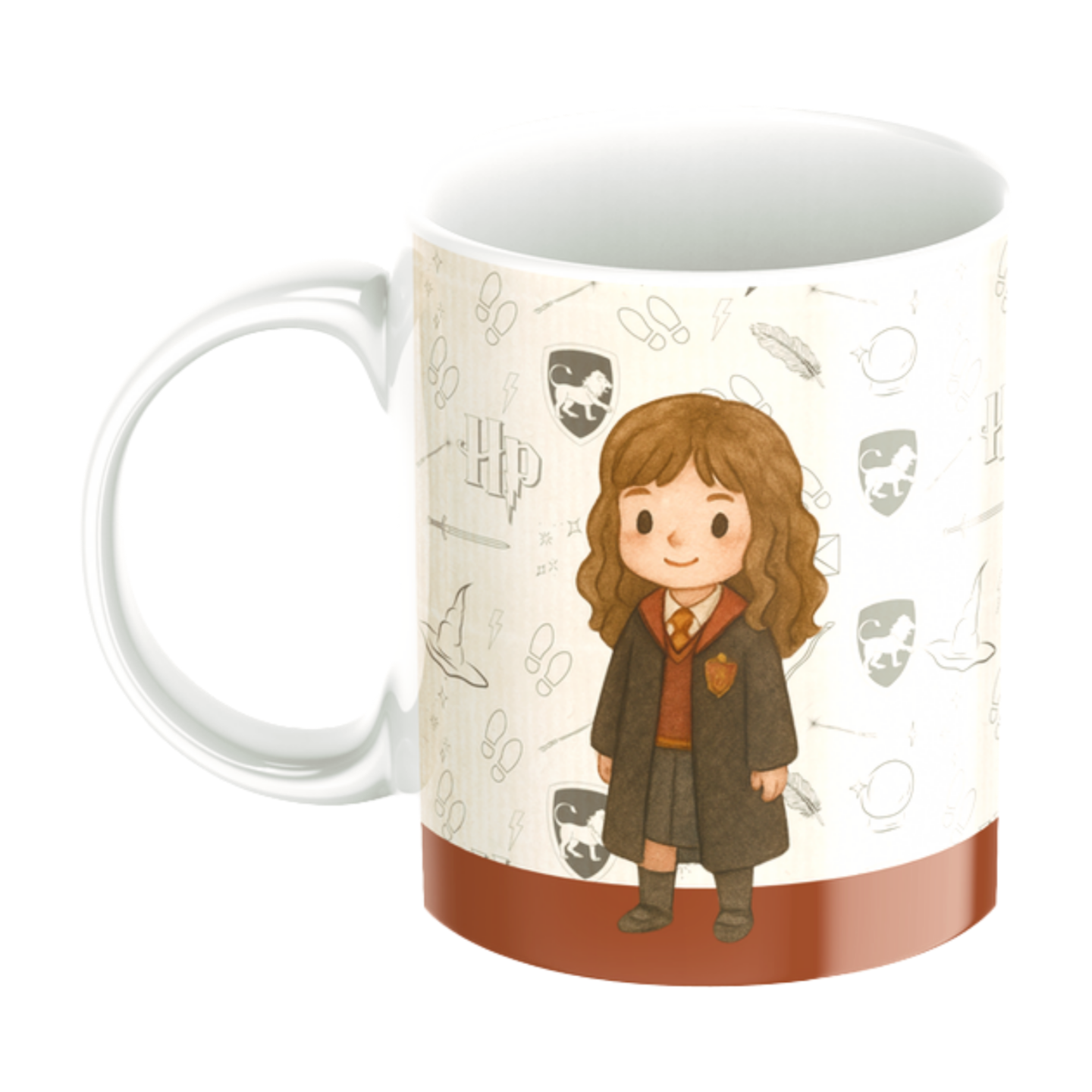 Caneca Harry Potter Casas de Hogwarts Personalizadas, Porcelana 325ml - Imagem 3