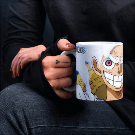 Caneca Personalizada Luffy Gear 5 One Piece - Imagem 4