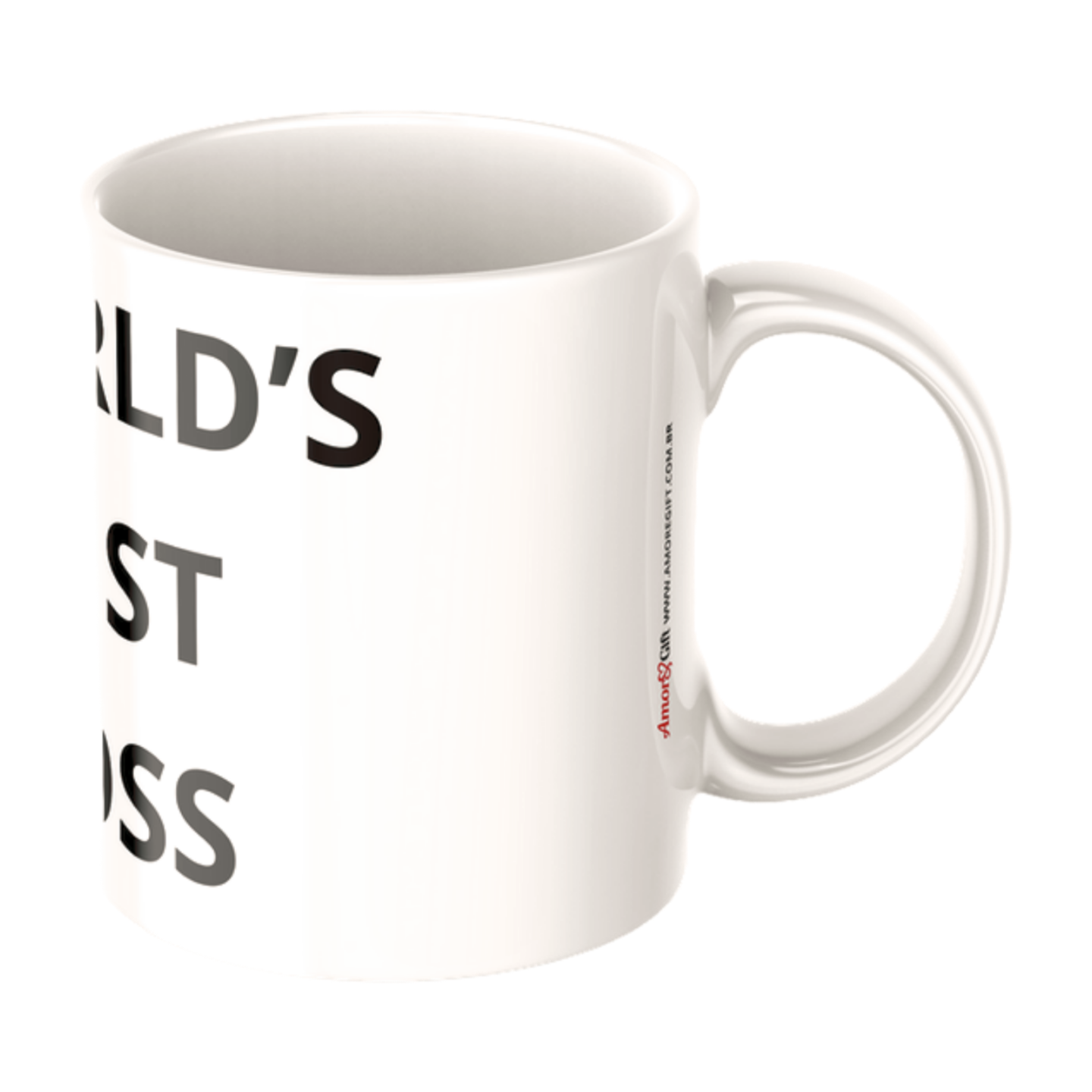 Caneca World Best Boss Personalizada, Porcelana 325ml - Imagem 4
