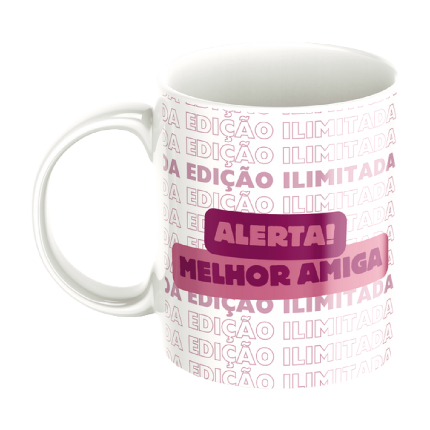Caneca Alerta Melhor Amigo ou Amiga - Imagem 5