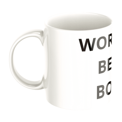 Caneca World Best Boss Personalizada, Porcelana 325ml - Imagem 3