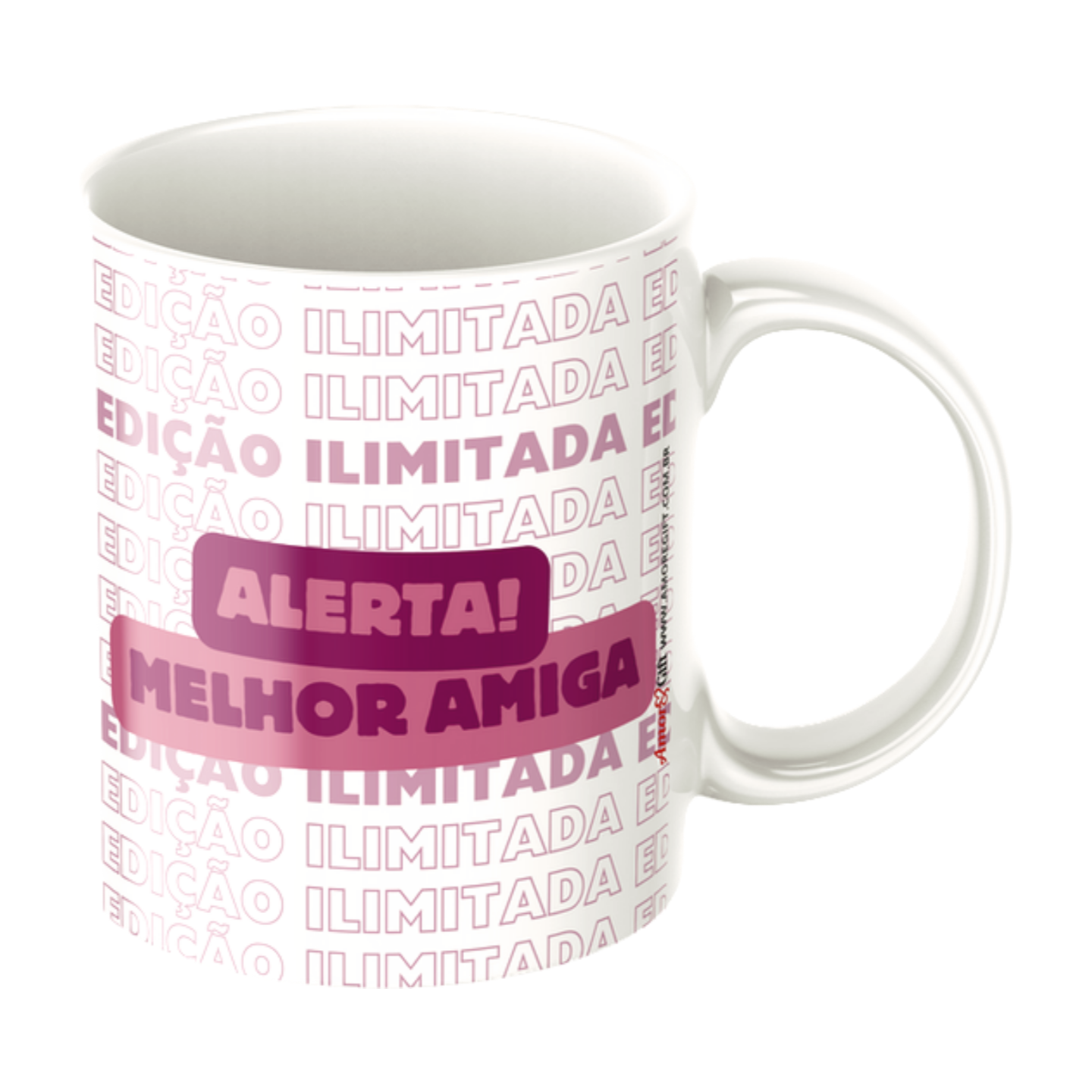 Caneca Alerta Melhor Amigo ou Amiga